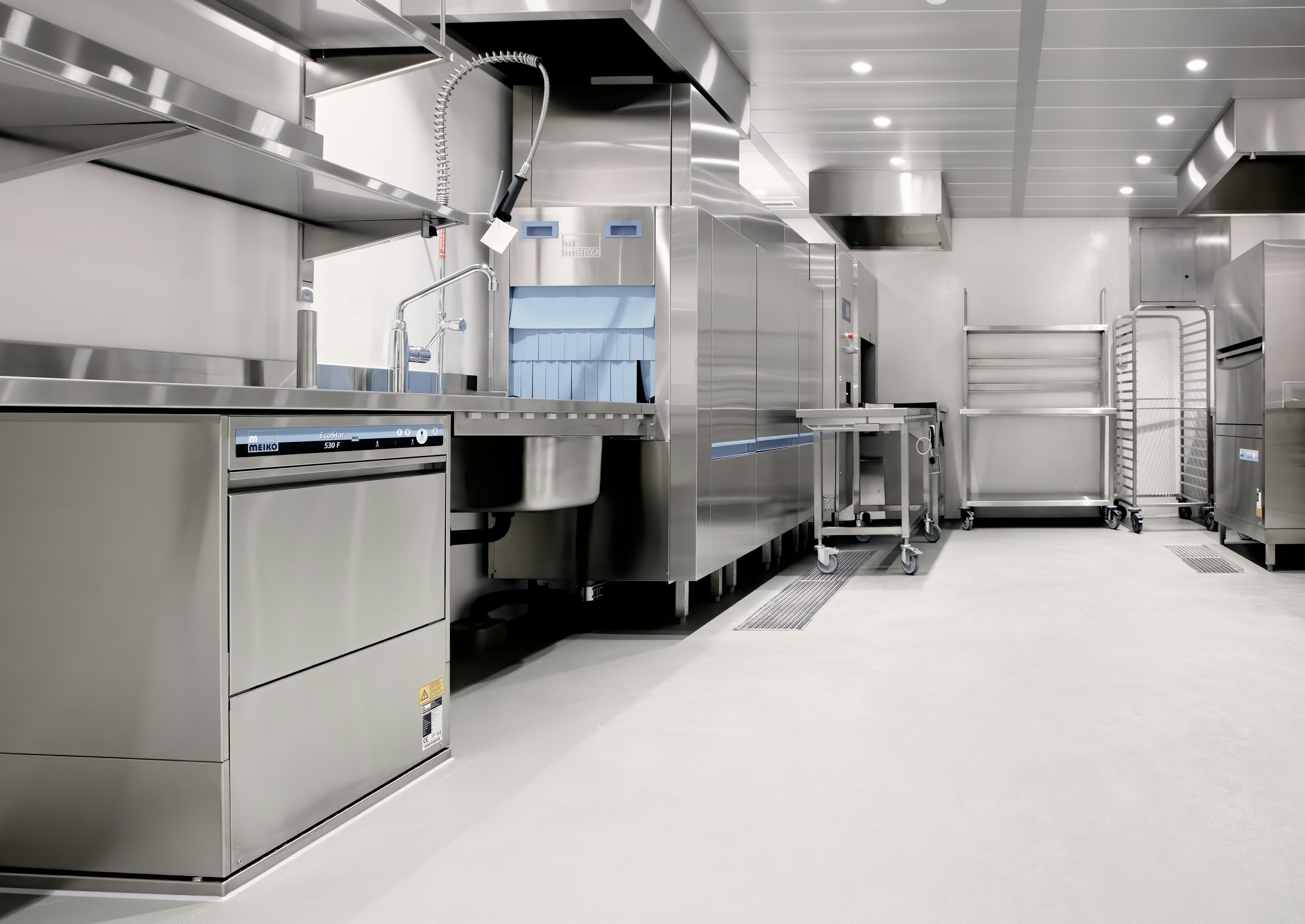 Modern industrial style kitchen