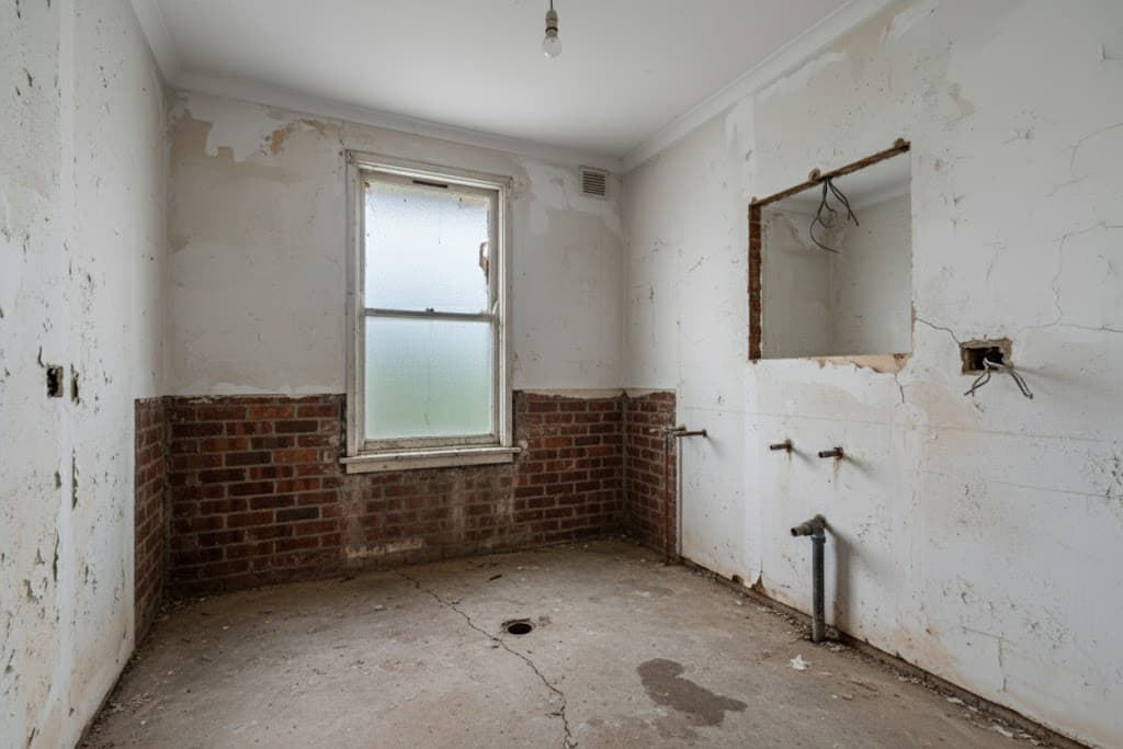 Small ensuite before renovation